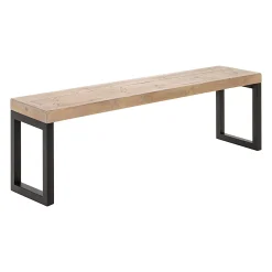 Banc de table en bois recyclé 155 cm AUCKLAND