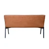 Banc de table à manger cognac à bandes 155 cm CORTINA