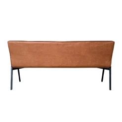 Banc de table à manger cognac à bandes 185 cm CORTINA