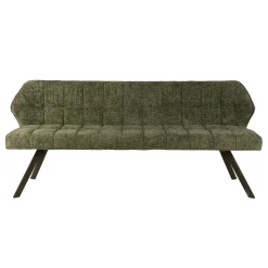 Banc de table vert pieds bronze 180 cm MELBOURNE