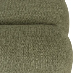 Banc en tissu vert CASTILLE