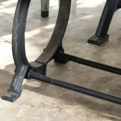 Banc industriel vintage bois recyclé 180 cm LEEDS