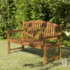 Banc ovale en teck 150 cm MACAO