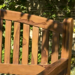 Banc ovale en teck 150 cm MACAO