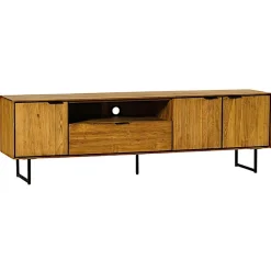 Banc tv en bois de teck recyclé DEPOK