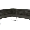 Banquette d'angle grise (côté droit) OKA