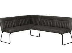 Banquette d'angle grise (côté droit) OKA
