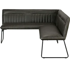 Banquette d'angle grise (côté droit) OKA