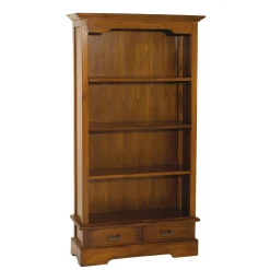 Bibliothèque Acajou verni 98x180cm LOLA