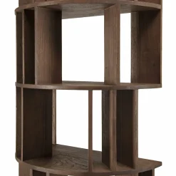 Bibliothèque artistique en bois de mindi ARCUS