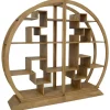 Bibliothèque demi cercle Hévéa 44x200x180 MAORI