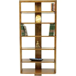 Bibliothèque moderne hévéa 95x190cm HELENA