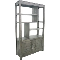 Bibliothèque originale bois hévéa 110x190cm ATTAN