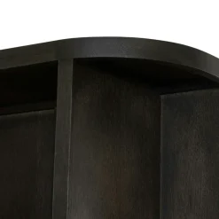 Bibliothèque étagère en chêne brun 2 portes LOREN