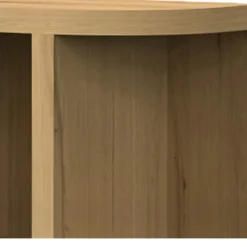 Bibliothèque étagère en chêne clair 2 portes LOREN