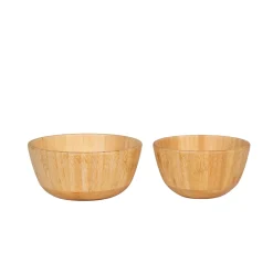 Bol apéro en bambou (lot de 2)