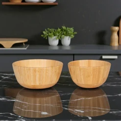 Bol apéro en bambou (lot de 2)