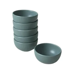 Bol à sauce bleu en céramique (lot de 6) EFIRA