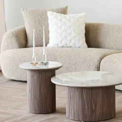 Bougeoir décoratif en verre (1 gris, 1 ambre)