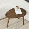 Bout de canapé bois brun - tronc d'arbre (lot de 2) TENA