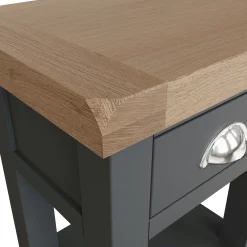 Bout de canapé en bois finition charbon COVENTRY