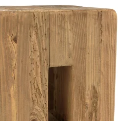 Bout de canapé / tabouret déco pin recyclé DENVER