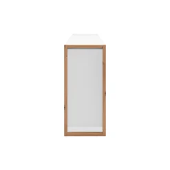 Buffet blanc 3 portes 3 tiroirs 160 cm ALVA