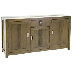 Buffet bois exotique hévéa 160cm GALA