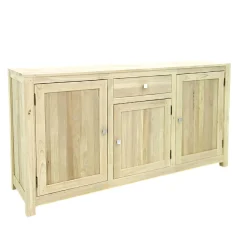 Buffet bois exotique hévéa 160cm GALA