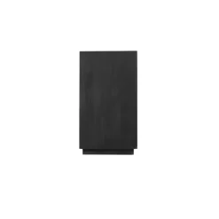 Buffet bois noir 3 portes style minimaliste MONTARO