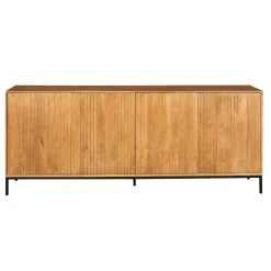 Buffet bois 4 portes rainurées CORTINA