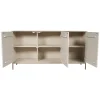 Buffet bois sable 3 portes rainurées 165 cm CORTINA