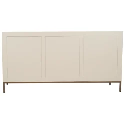 Buffet bois sable 3 portes rainurées 165 cm CORTINA