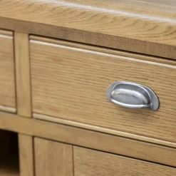 Buffet chêne campagne chic avec casier bouteilles VALMONT