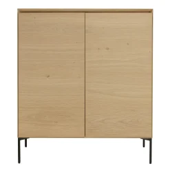 Buffet contemporain 2 portes bois couleur naturelle MAYENCE