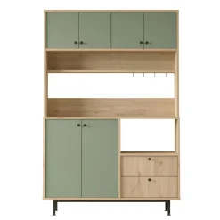 Buffet cuisine bohème niche micro-ondes L 120 cm JENA