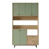 Buffet cuisine bohème niche micro-ondes H 205 cm JENA