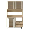 Buffet cuisine moderne niche micro-ondes H 205 cm JENA