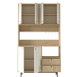 Buffet cuisine moderne niche micro-ondes H 205 cm JENA