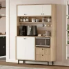 Buffet cuisine moderne niche micro-ondes L 120 cm JENA