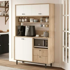 Buffet cuisine moderne niche micro-ondes L 120 cm JENA