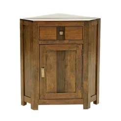 Buffet d'angle Hévéa 1 porte, 1 tiroir 79x53x88cm GALA