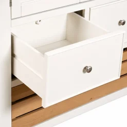 Buffet de cuisine garde-manger blanc style campagne chic VELIA