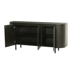 Buffet design en chêne brun 3 portes LOREN