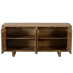 Buffet en bois 4 portes bords arrondis ASTER