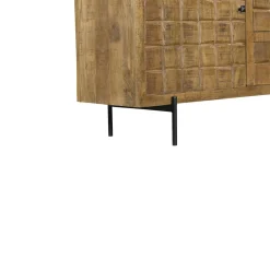 Buffet en bois 2 portes décor damier UDA