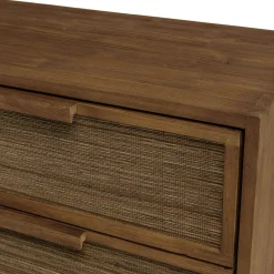 Buffet enfilade 150 cm en teck recyclé 4 tiroirs SWING