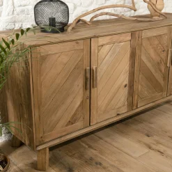Buffet enfilade en bois de pin recyclé DENVER
