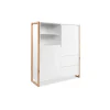 Buffet haut blanc 2 portes 2 tiroirs ALVA