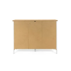 Buffet haut blanc 3 portes 1 tiroir VENZA